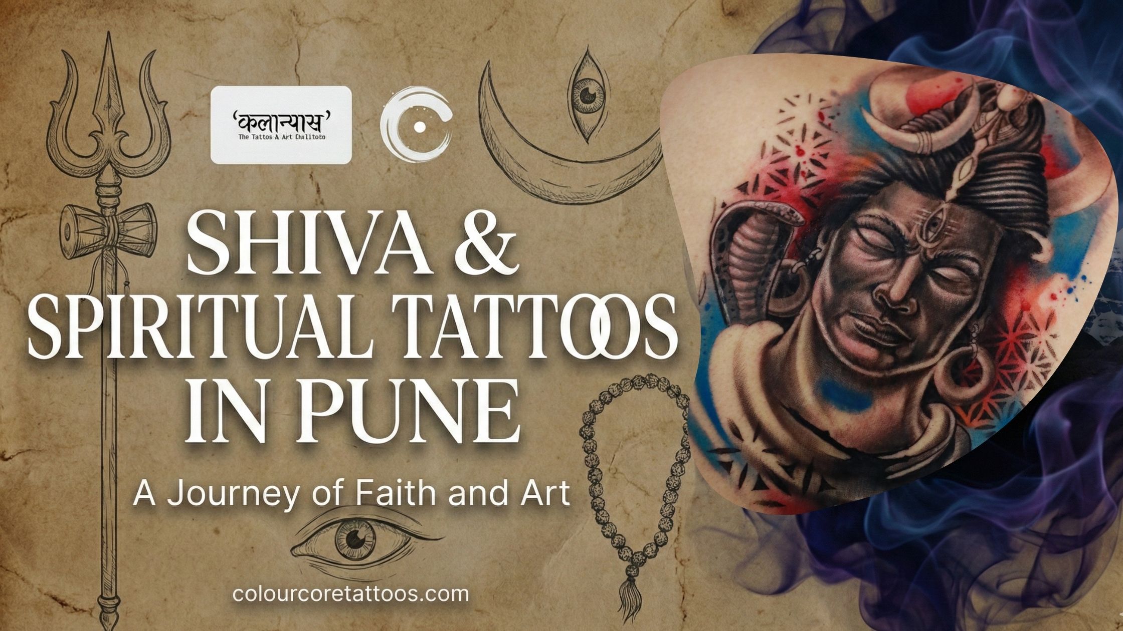 Shiva & Spiritual Tattoos in Pune: Meanings, Placement & Modern Styles