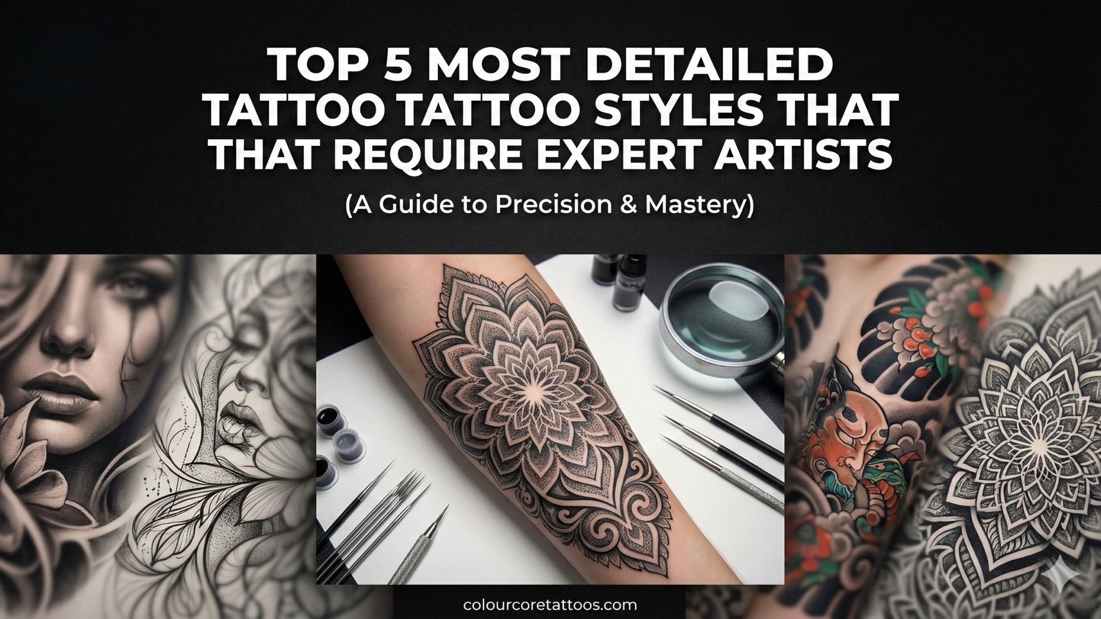 Top 5 Most Detailed Tattoo Styles That Require Expert Artists