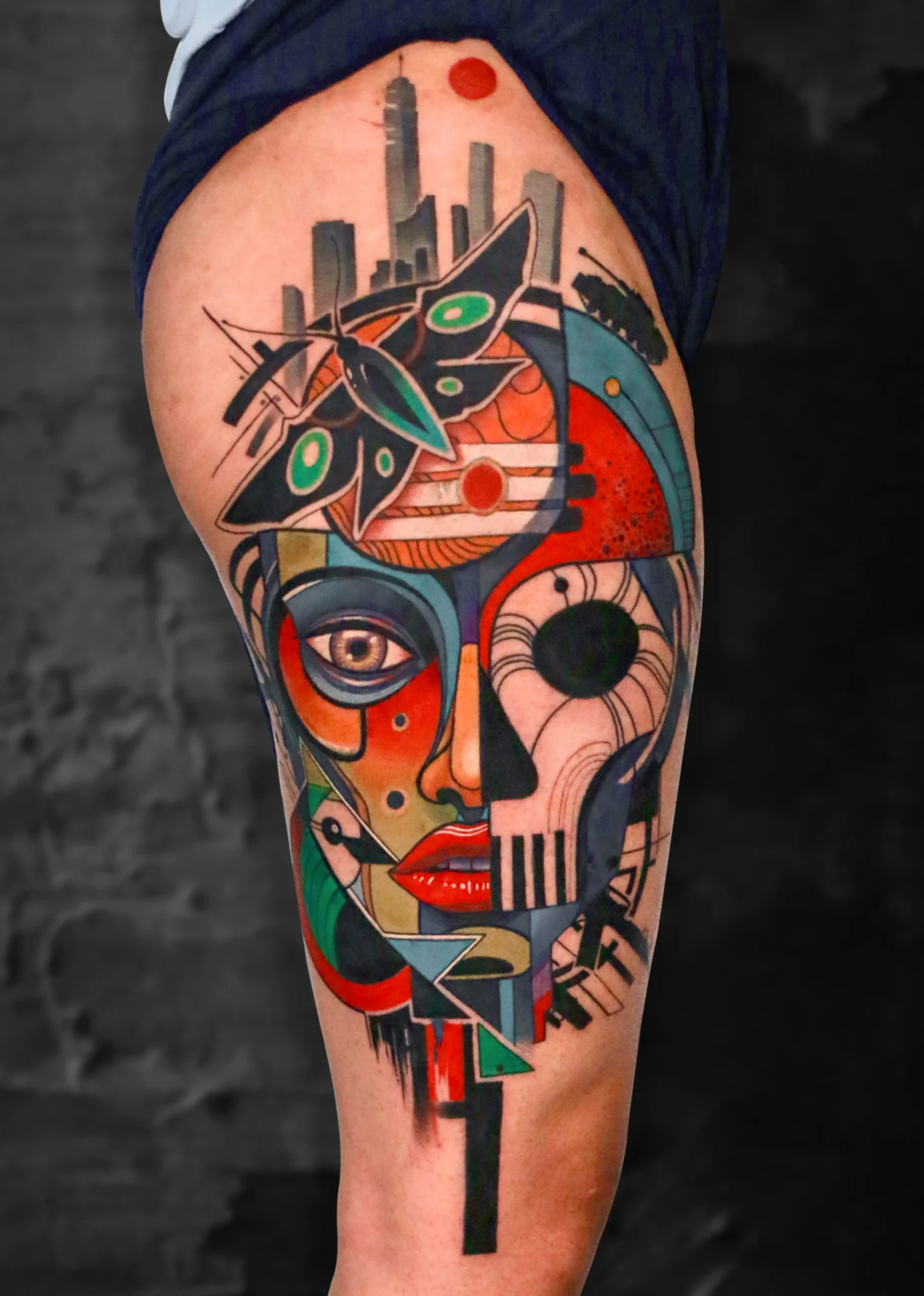 colour tattoo by satish dorwekar at colour core tattoos pune