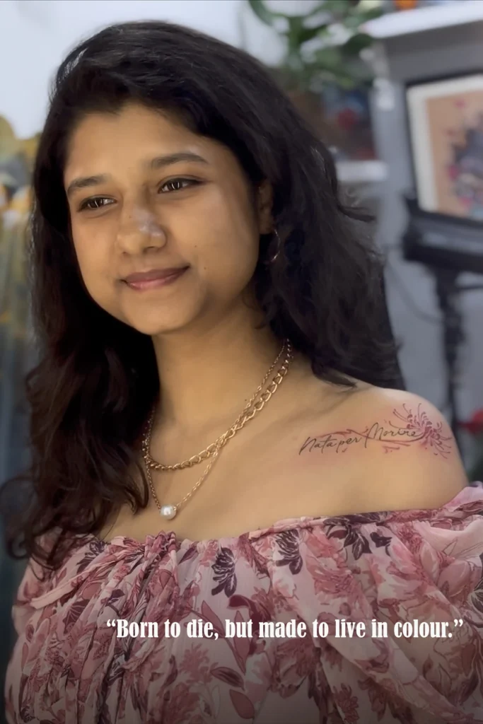 Fineline tattoo by Susweta Bhattcharya